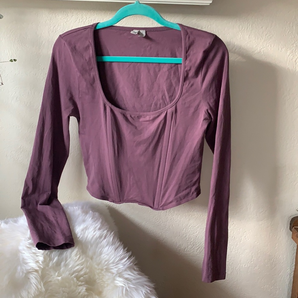 Corset style long sleeved top from ASOS